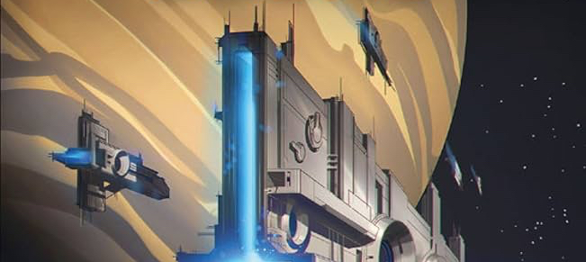 Extrait de la couverture de Dragon Déchu, de Peter Hamilton